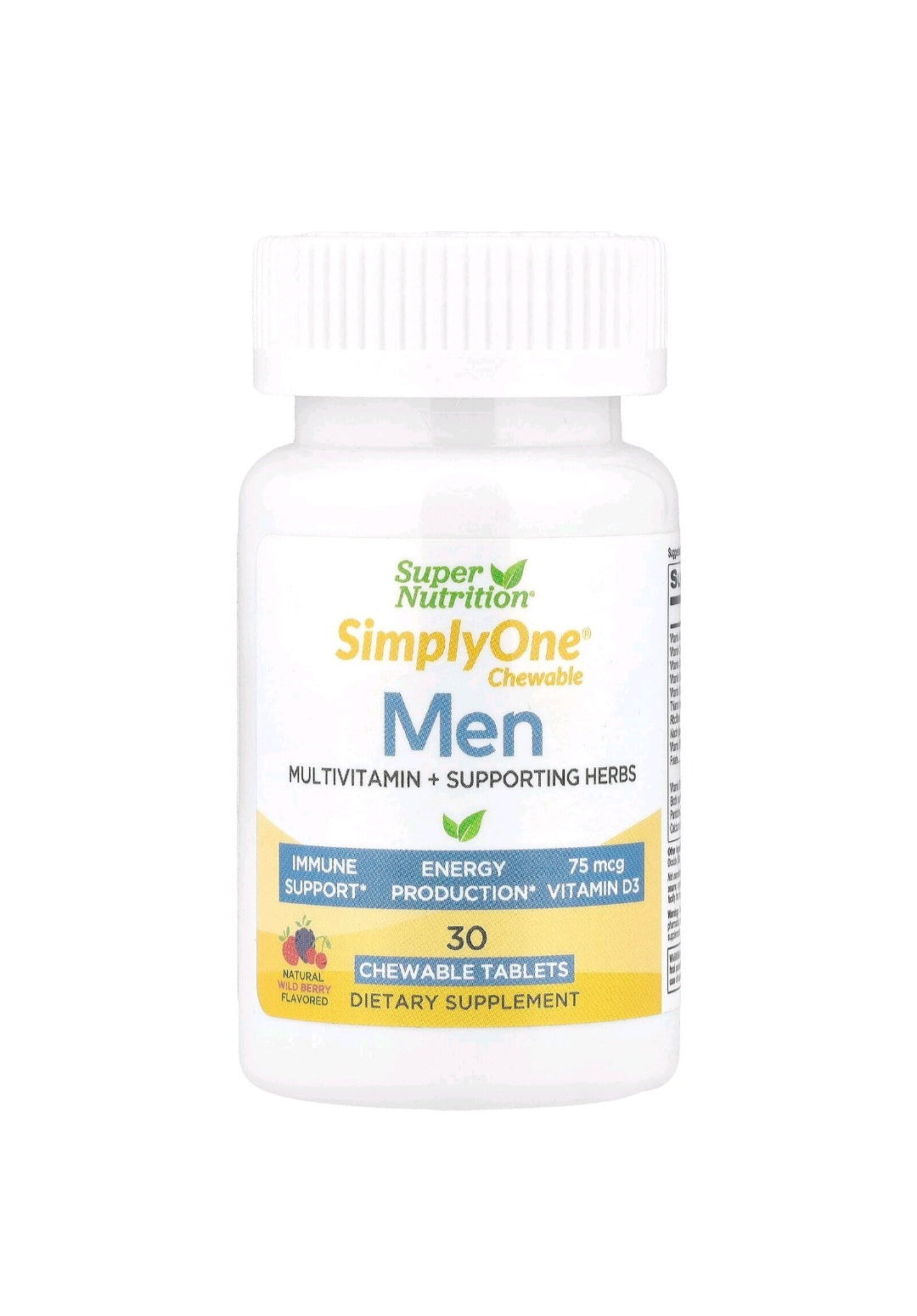 Simply One Chewable A-Z Multivitamin For Men